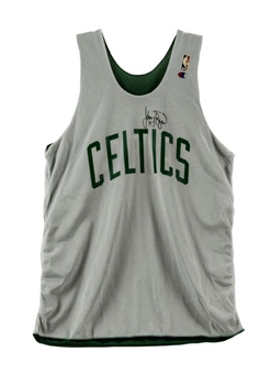Larry Bird Signed Boston Celtics Practice Jersey